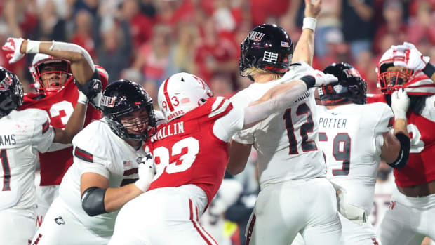 Kai Wallin 2023 Nebraska football vs Northern Illinois